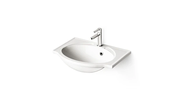 Praustuvas PAA Delta, baltas, 60 cm
