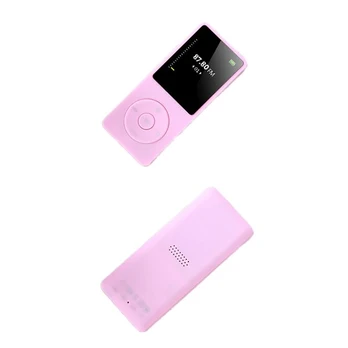 MP3 grotuvas MP3 grotuvas 8GB su ekranu, rožinis