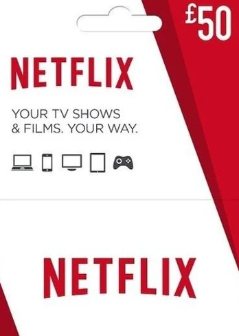 Netflix Gift Card 50 GBP Key UNITED KINGDOM