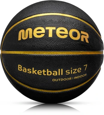 METEOR TRAINING BALL CELLULAR #7 juoda/auksinė
