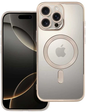 ELECTRO MAG COVER case compatible with MagSafe for IPHONE 16 Pro Max pilkas titanium