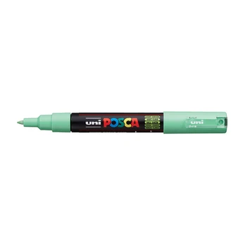 Žymeklis UNI Posca PC-1M, apvalus, 0.7 mm, šviesiai žalias
