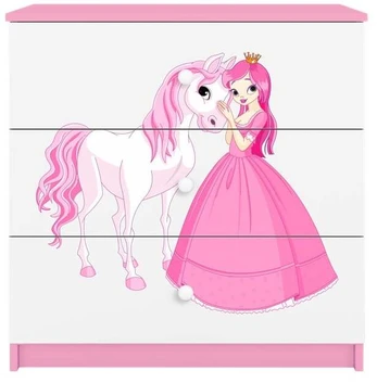 Rožinė Komoda babydreams princesė