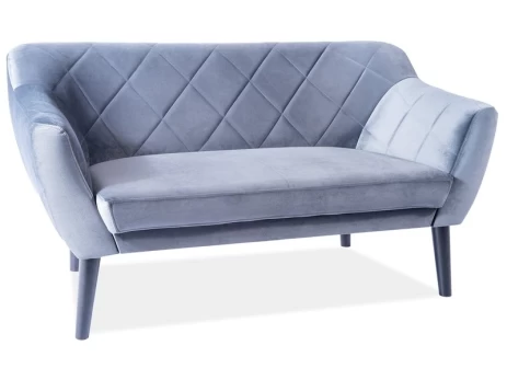 Sofa KARO 2 VELVET, pilka