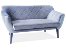 Sofa KARO 2 VELVET, pilka kaina