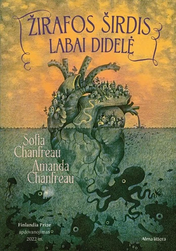 Žirafos širdis labai didelė