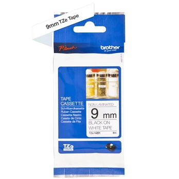 BROTHER TZEN221 9 BLACK ON WHITE NON LAM
