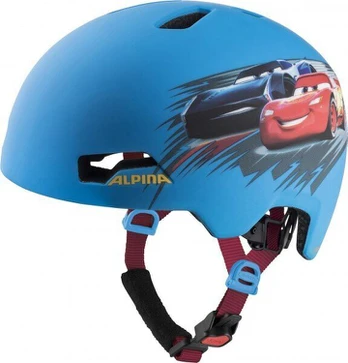 Vaikiškas šalmas Alpina, mėlynas