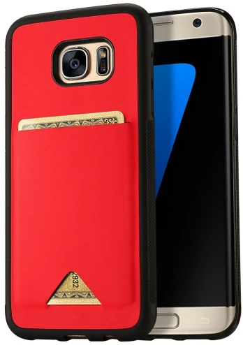 Telefono dėklas Dux Ducis, Samsung Galaxy J7 2017, raudona