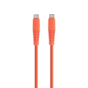 Setty kabelis USB-C - USB-C 1,5 m 2,1A KSC-C-1.5210 oranžinis kaina
