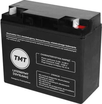 TMT gelio akumuliatorius TMT 12V 15Ah