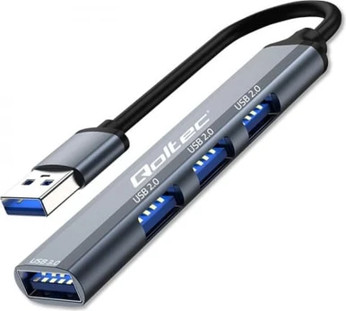 QOLTEC 53793 Hub Adapter USB 3.0 4in1