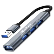 QOLTEC 53793 Hub Adapter USB 3.0 4in1 kaina