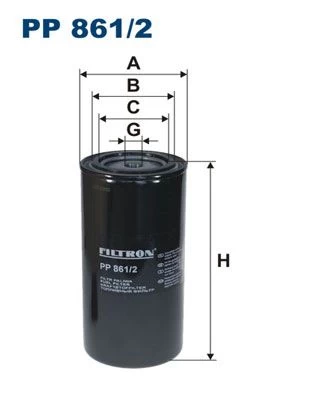 Kuro filtras FILTRON PP 861/2