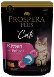 Prospera Plus Cat Kitten Kapsička losos a mrkev 85g