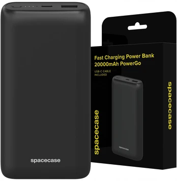 Išorinė baterija Spacecase PowerGo, 20 000 mAh