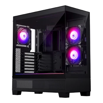 Phanteks XT View, D-RGB - juodi