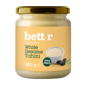 Šviesi sezamų pasta TAHINI, ekologiška