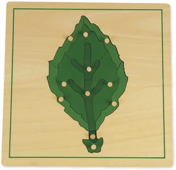TimeTEX Dėlionė Lapas "Montessori Premium" (TT94782)
