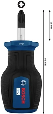 BOSCH ATSUKTUVAS TRUMPAS PZ2 x 25mm /PRO