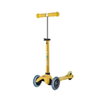 Vaikiškas paspirtukas Micro Mini Deluxe Yellow LED