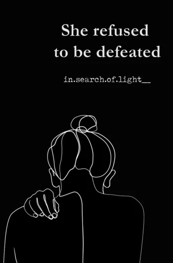 She refused to be defeated