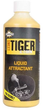 Skystas priedas Dynamite Baits Liquid Attractant 500ml - Sweet Tiger & Corn