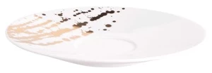 Lėkštutė Splendor Karolina, Ø 16 cm, aukso/balta