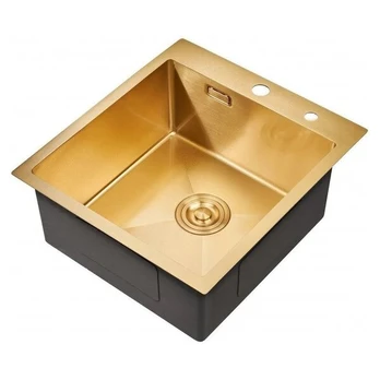 Virtuvinė plautuvė, auksinė