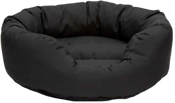 Dexas Paw Love - Dog bed - Oval (Medium 85x70cm) - Juodas