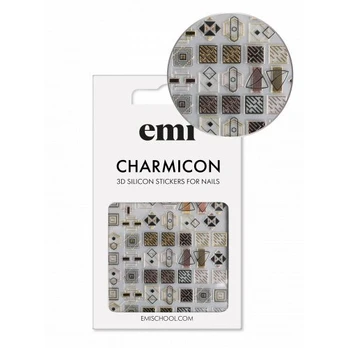 E.Mi Charmicon Silicone Stickers Lipdukai nagams, #193 Elegance