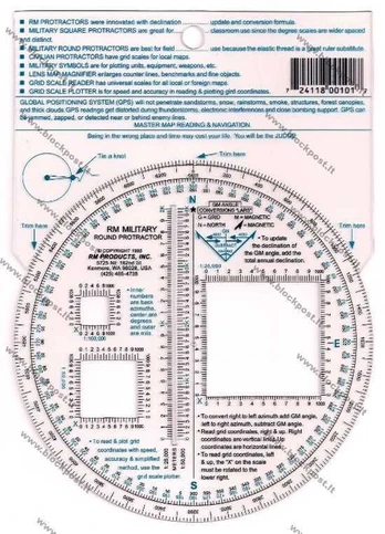 Karinis matlankis "Protractor"
