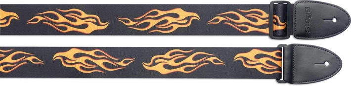 Gitaros diržas Stagg STE FLAME