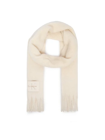 Šalikas Calvin Klein LV04F8105G Kreminė