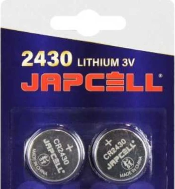 Lakuda Aps Japcell batteri 3,0V - CR2430 lithium - pakke a 2stk