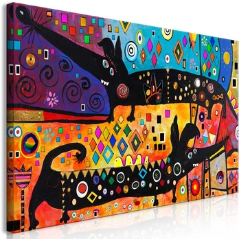 Artgeist Paveikslas - Extravagant Dogs (1 Part) Wide