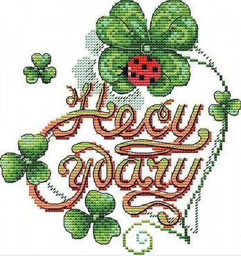 Water-soluble canvas cross sitch kit Bring good luck SV-687