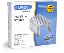 Sąsagėlės RAPESCO 923/15mm (dėž. 1000 vnt) kaina