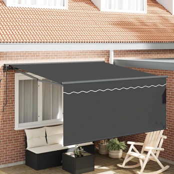 Ištraukiama markizė Antracito 300 x 250 cm Audinys