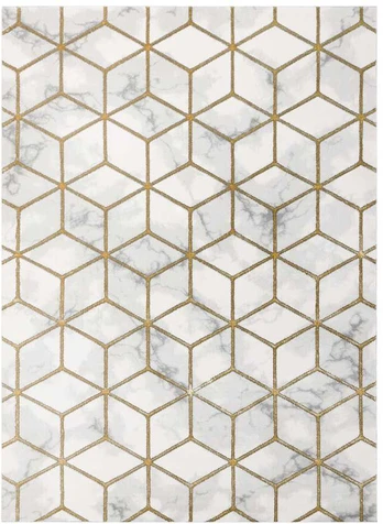 Dywan ESTEMA CUBES spalva kreminė 140x190 Hakano