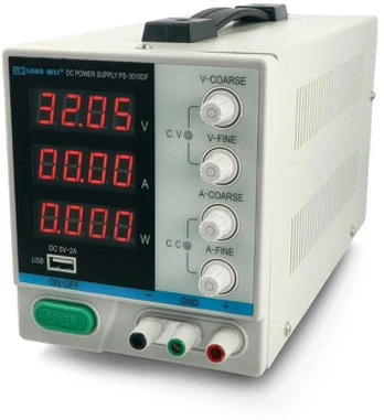 Tikslus laboratorijos maitinimo šaltinis LongWei PS3010DF 0-30V 10A