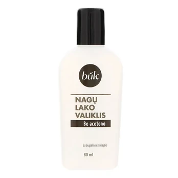 Nagų lako valiklis be acetono BŪK, 80 ml