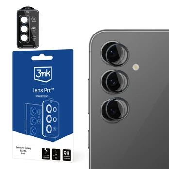 Samsung Galaxy S24 FE - 3mk objektyvo apsauga Pro juoda
