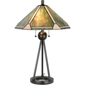 Tiffany išvaizdos stalinė lempa 5LLL-6165, Ø50 cm