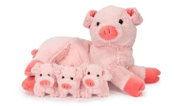 Kiaulės mama su 3 kiaulytėmis - Cozy Noxxiez