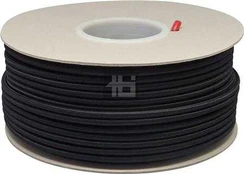 fix-pro Tilledning flad, pvc 2x0,75 mm² PKLF sort 300/300V ring, kabeldiameter 3,8x6,3 mm