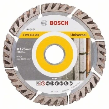 Deimantinis pjovimo diskas Bosch Universal 125 mm, 2608615059