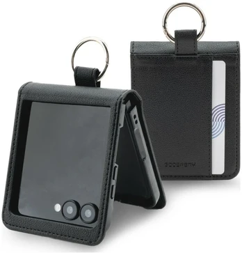 „Mercury Basic Diary“ dėklas, skirtas „Samsung Galaxy Z Flip8“, juodas