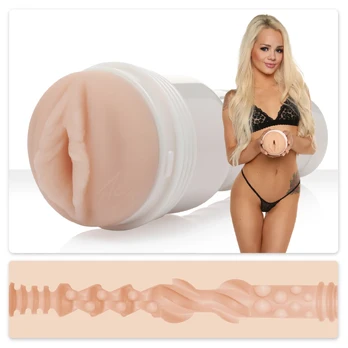 Fleshlight Elsa Jean Tasty rankinis masturbatorius, skaidrus