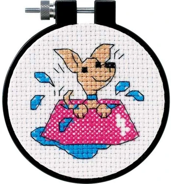 DIMENSIONS Perky Puppy, Counted Cross Stitch_73039